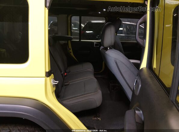 1C4PJXDG8RW287321 2024 JEEP WRANGLER Yellow Вид наклейки з VIN-кодом