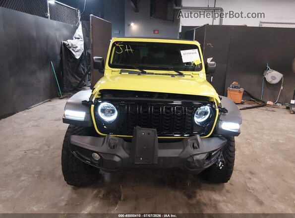 1C4PJXDG8RW287321 2024 JEEP WRANGLER Yellow Вид щитка приладів