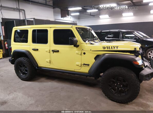 1C4PJXDG8RW287321 2024 JEEP WRANGLER Yellow Вид задньої частини салону