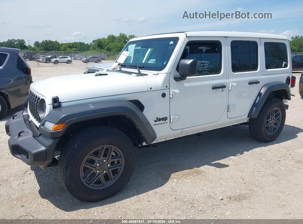 1C4PJXDG9RW246549 2024 JEEP WRANGLER White წინა მარცხენა ხედი სამი მეოთხედიდან
