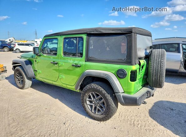 1C4PJXDG9SW536585 2025 JEEP WRANGLER Зеленый Задняя левая четверть