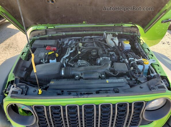 1C4PJXDG9SW536585 2025 JEEP WRANGLER Зеленый Вид подкапотного пространства
