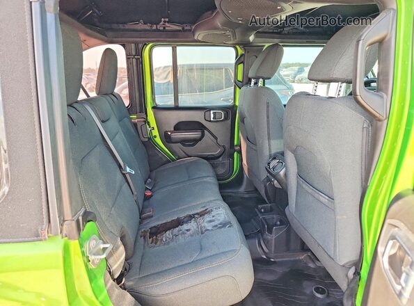 1C4PJXDG9SW536585 2025 JEEP WRANGLER Зеленый Вид задней части салона