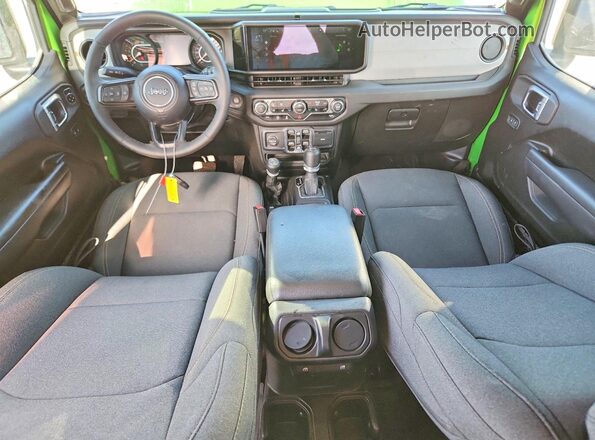 1C4PJXDG9SW536585 2025 JEEP WRANGLER Зеленый Вид панели приборов