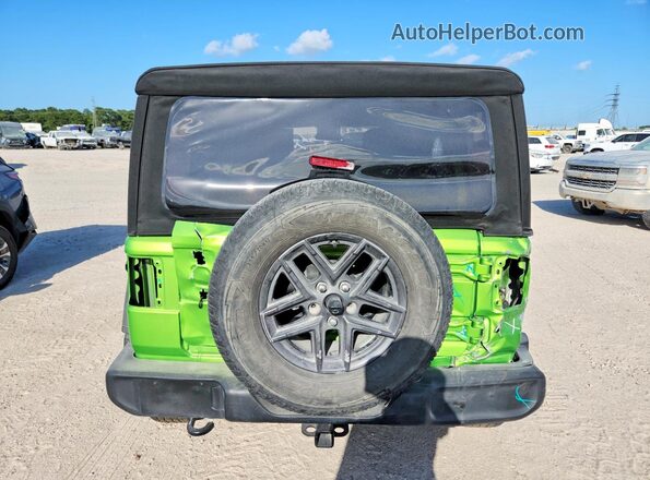 1C4PJXDG9SW536585 2025 JEEP WRANGLER Зеленый Вид сзади