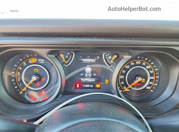 1C4PJXDG9SW650442 2025 JEEP WRANGLER Зеленый Вид щитка приборов