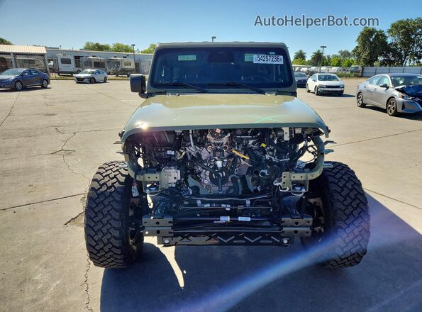 1C4PJXDG9SW650442 2025 JEEP WRANGLER Зеленый Вид спереди