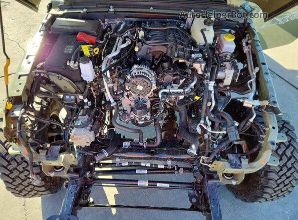 1C4PJXDG9SW650442 2025 JEEP WRANGLER Зеленый Вид задней части салона