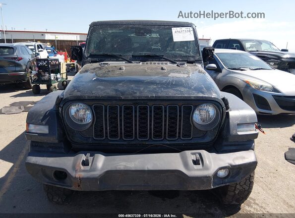 1C4PJXDGXRW242445 2024 JEEP WRANGLER Black წინა პანელის ხედი