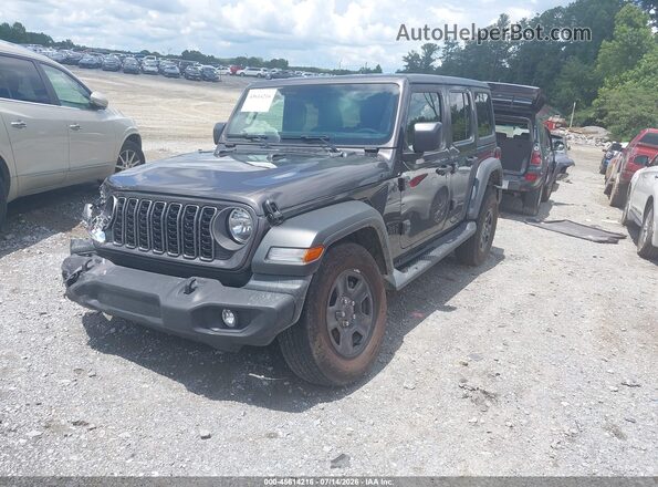 1C4PJXDGXTW232764 2026 JEEP WRANGLER Gray წინა მარცხენა ხედი სამი მეოთხედიდან