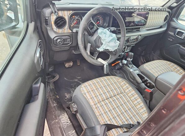 1C4PJXDGXTW282614 2026 JEEP WRANGLER Gray Dashboard view
