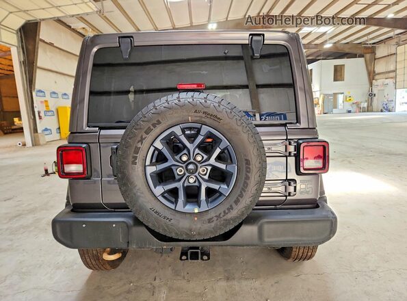 1C4PJXDGXTW282614 2026 JEEP WRANGLER Gray Rear view