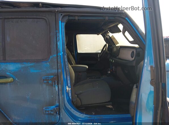 1C4PJXDN0SW502842 2025 JEEP WRANGLER Blue Widok wnętrza z przodu