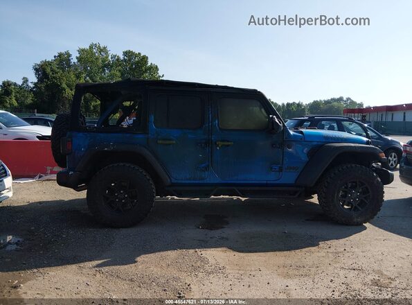 1C4PJXDN0SW502842 2025 JEEP WRANGLER Blue Widok wnętrza 360 stopni