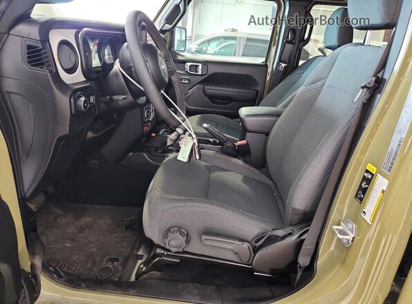1C4PJXDN1SW507323 2025 JEEP WRANGLER Коричневый Вид салона спереди