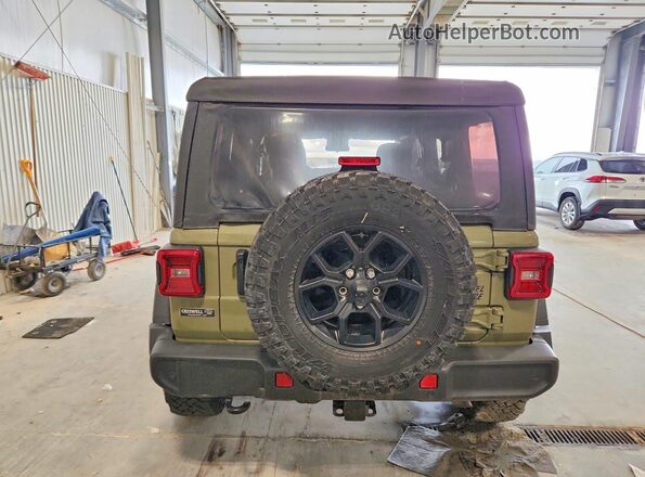 1C4PJXDN1SW507323 2025 JEEP WRANGLER Коричневый Вид сзади