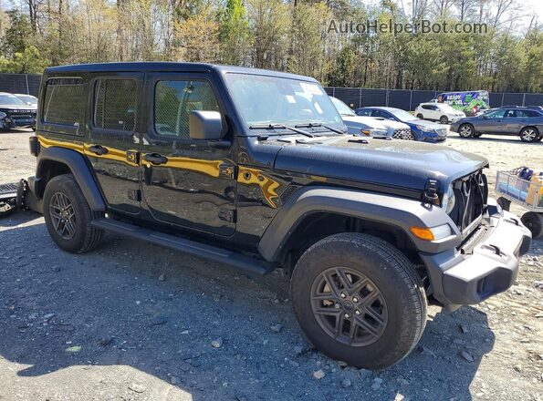 1C4PJXDN3RW105653 2024 JEEP WRANGLER Черный Передняя правая четверть