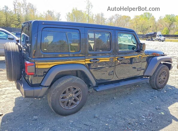 1C4PJXDN3RW105653 2024 JEEP WRANGLER Черный Задняя правая четверть