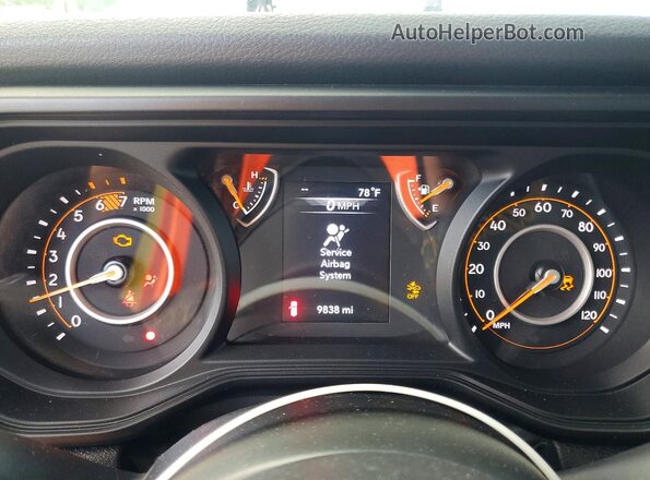 1C4PJXDN4RW363888 2024 JEEP WRANGLER White Instrument cluster view