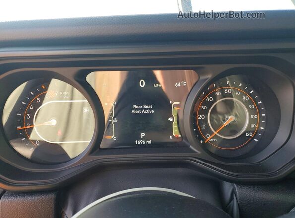 1C4PJXDN4TW211777 2026 JEEP WRANGLER White Widok zestawu wskaźników