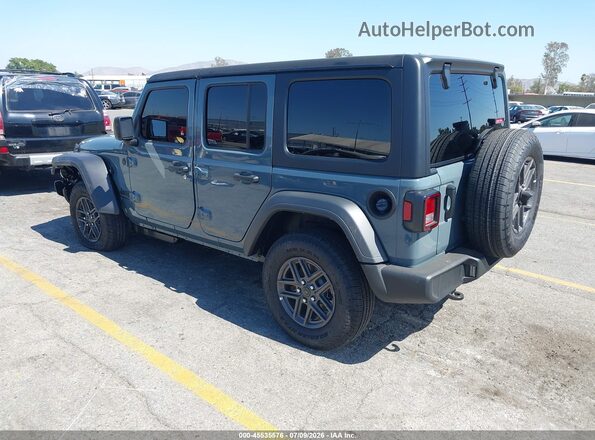 1C4PJXDN4TW234301 2026 JEEP WRANGLER Blue Rear left