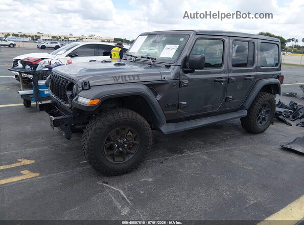 1C4PJXDN5SW552832 2025 JEEP WRANGLER Gray Front left