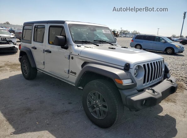 1C4PJXDN7RW108314 2024 JEEP WRANGLER Серебряный Передняя правая четверть