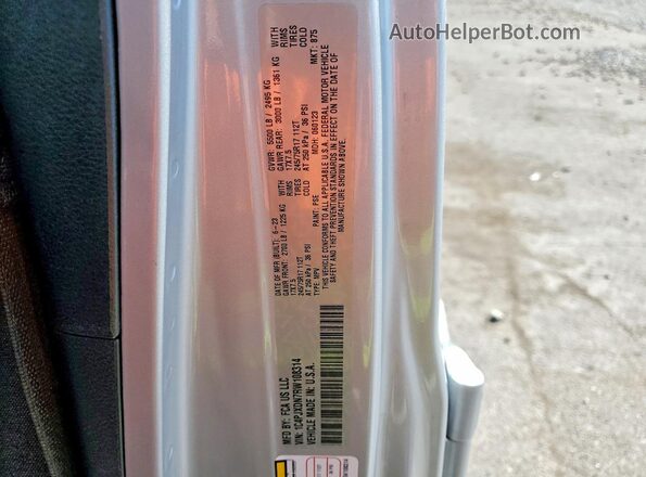 1C4PJXDN7RW108314 2024 JEEP WRANGLER Серебряный Вид наклейки с VIN-кодом