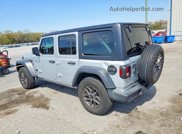 1C4PJXDN7RW108314 2024 JEEP WRANGLER Серебряный Задняя левая четверть
