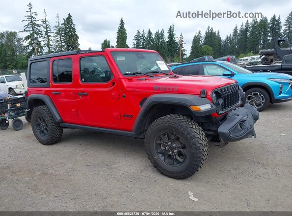1C4PJXDN7SW555621 2025 JEEP WRANGLER Red Вид задньої частини салону
