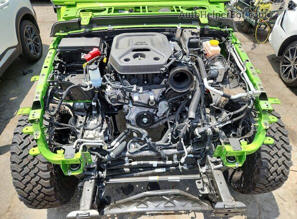 1C4PJXDN7TW208310 2026 JEEP WRANGLER Green Vista del compartimento del motor