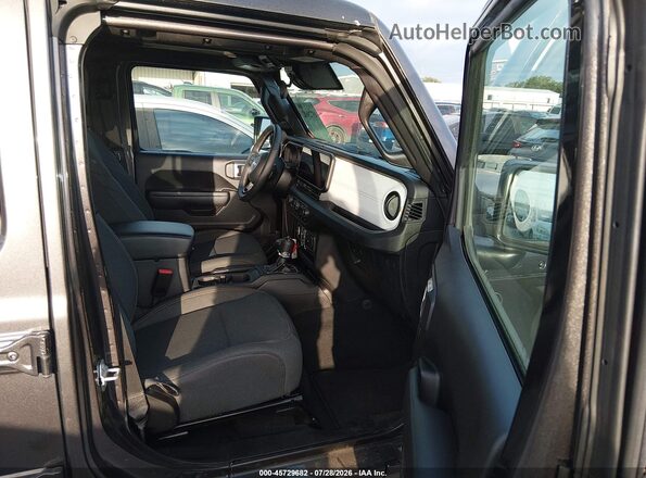 1C4PJXDN9SW524032 2025 JEEP WRANGLER Gray Front interior view