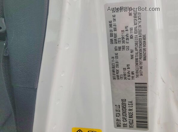 1C4PJXDNXSW509183 2025 JEEP WRANGLER White Widok naklejki z numerem VIN
