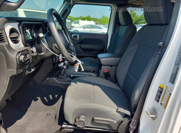 1C4PJXDNXSW622471 2025 JEEP WRANGLER White Widok wnętrza z przodu