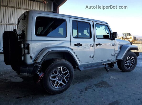 1C4PJXEG1RW287577 2024 JEEP WRANGLER Серебряный Задняя правая четверть
