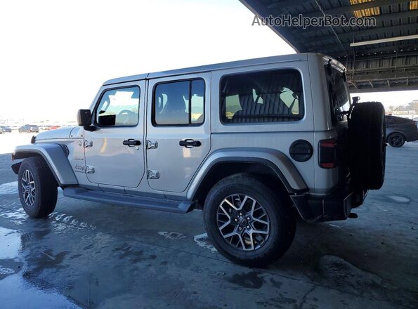 1C4PJXEG1RW287577 2024 JEEP WRANGLER Серебряный Задняя левая четверть
