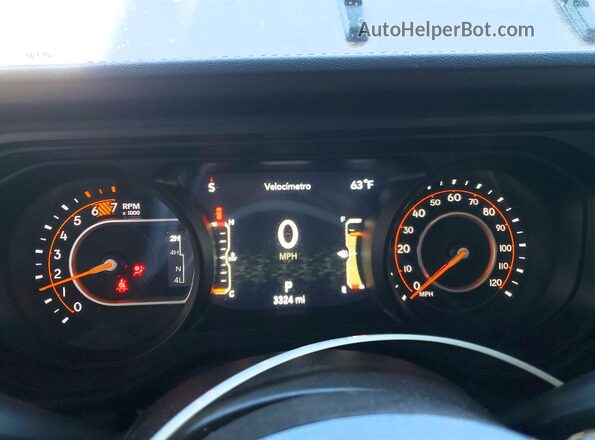 1C4PJXEG1RW287577 2024 JEEP WRANGLER Серебряный Вид щитка приборов