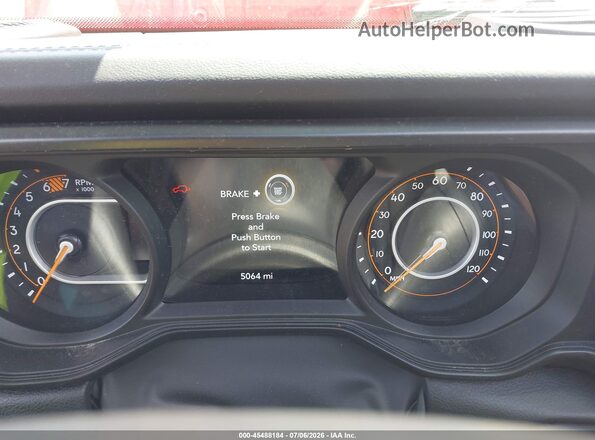 1C4PJXEG4SW563479 2025 JEEP WRANGLER Red უკანა სავარძლების ხედი