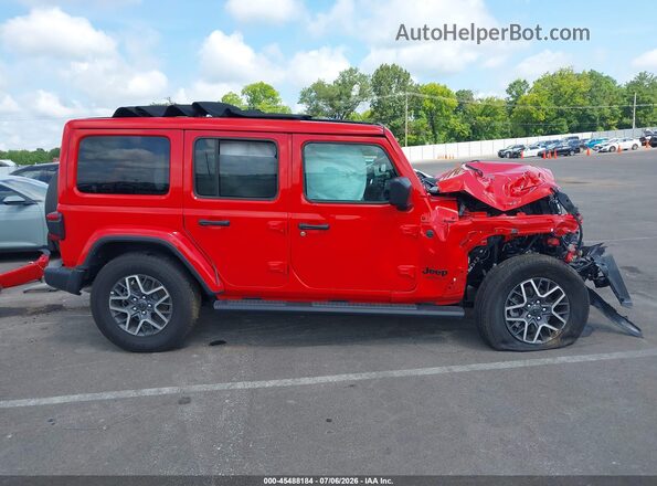 1C4PJXEG4SW563479 2025 JEEP WRANGLER Red ხელსაწყოთა პანელის ხედი