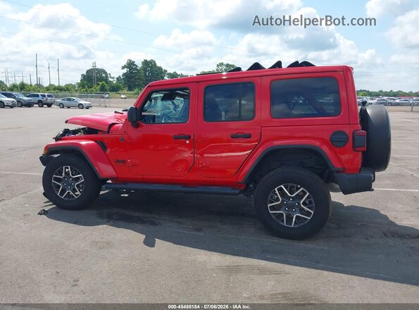 1C4PJXEG4SW563479 2025 JEEP WRANGLER Red უკანა სალონის ხედი