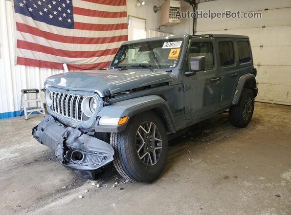 1C4PJXEG7TW254249 2026 JEEP WRANGLER Gray სალონის 360-გრადუსიანი ხედი