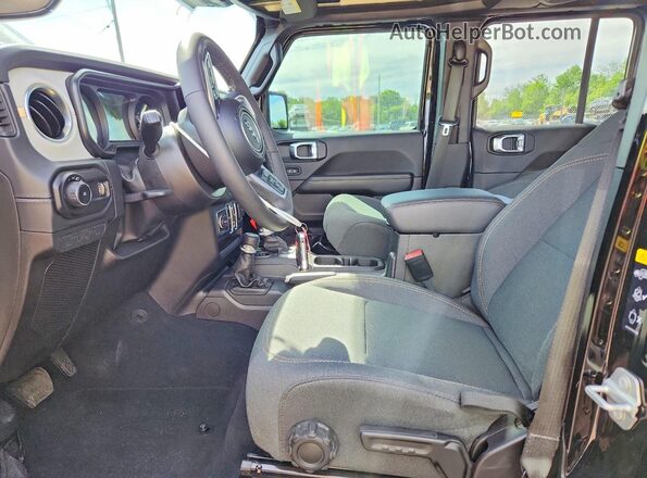 1C4PJXEG9SW612546 2025 JEEP WRANGLER Black Front interior view