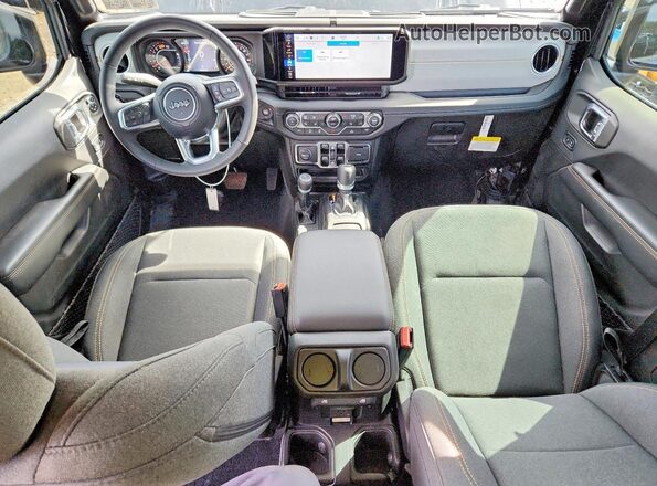1C4PJXEG9SW612546 2025 JEEP WRANGLER Black Dashboard view