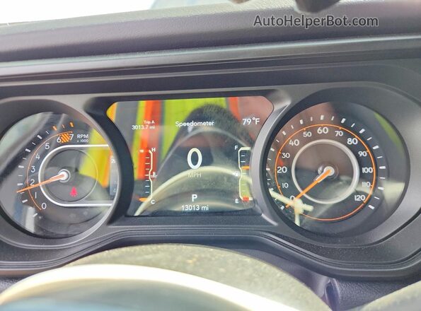 1C4PJXEG9SW612546 2025 JEEP WRANGLER Black Instrument cluster view