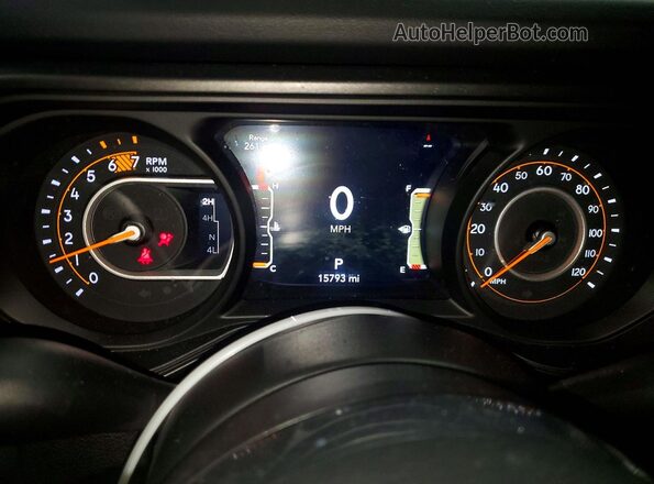 1C4PJXEGXRW279154 2024 JEEP WRANGLER Green Вид щитка приладів