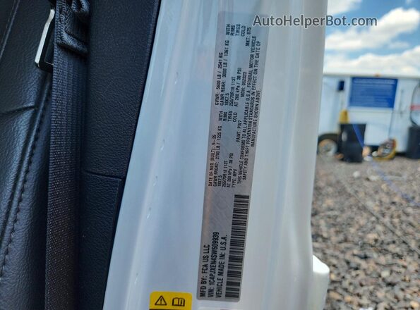 1C4PJXEN4SW609939 2025 JEEP WRANGLER White ძრავის განყოფილების ხედი