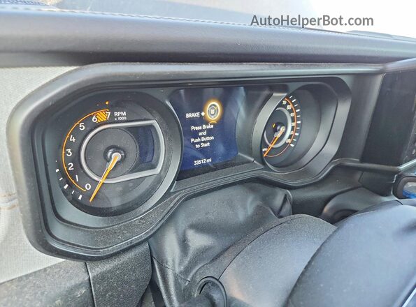 1C4PJXEN5SW644182 2025 JEEP WRANGLER Black Вид щитка приладів