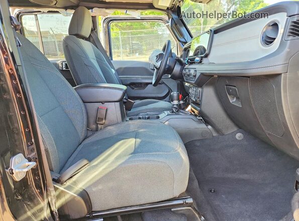 1C4PJXEN5SW644182 2025 JEEP WRANGLER Black Вид салону спереду