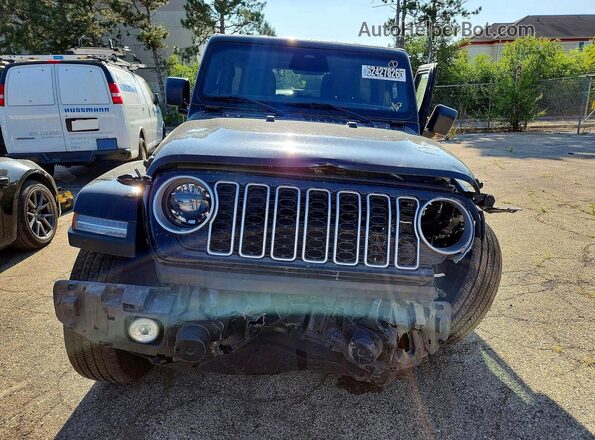 1C4PJXEN5SW644182 2025 JEEP WRANGLER Black Вид спереду