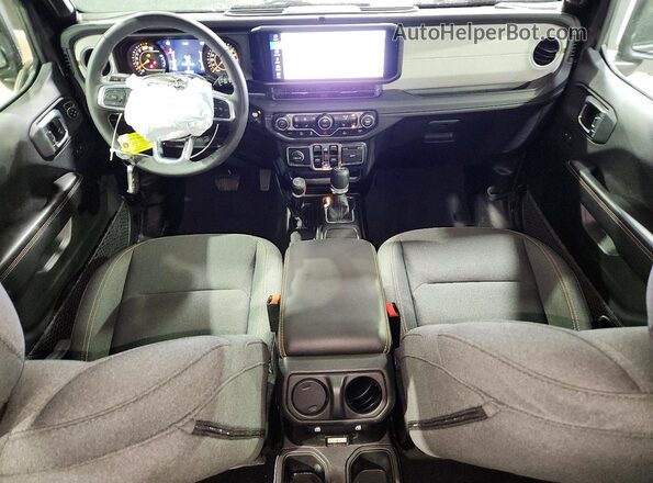1C4PJXEN6SW569010 2025 JEEP WRANGLER Gray Widok deski rozdzielczej